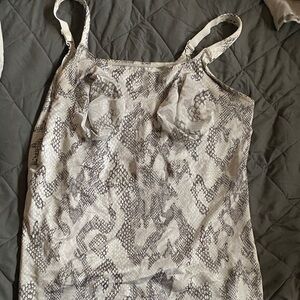 Ruby Ribbon Monochrome Snake Print Camisole